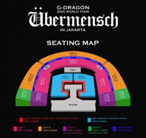 Seat Map G-dragon